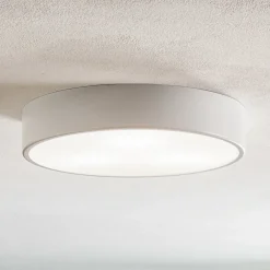 TEMAR LIGHTING Loftlamper|Loftlamper > Loftlampe Cleo 400, hvid, sensor, IP20, Ø 40 cm, metal