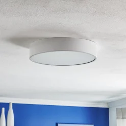 TEMAR LIGHTING Loftlamper|Loftlamper > Loftlampe Cleo 400, hvid, sensor, IP20, Ø 40 cm, metal