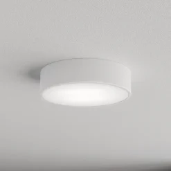 Gang|Loftlamper ^ TEMAR LIGHTING Loftlampe Cleo 300, hvid, sensor, IP54, Ø 30 cm, metal