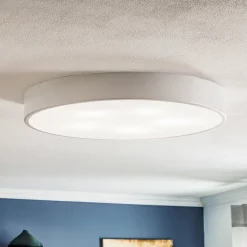 TEMAR LIGHTING Gang|Loftlamper > Loftlampe Cleo 600, hvid, sensor, IP20, Ø 60 cm, metal