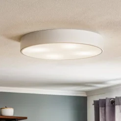 TEMAR LIGHTING Gang|Loftlamper > Loftlampe Cleo 500, hvid, sensor, IP20, Ø 50 cm, metal