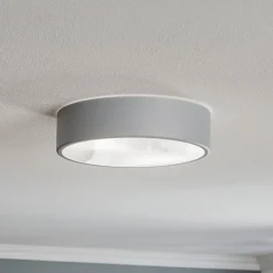 TEMAR LIGHTING Gang|Loftlamper > Loftlampe Cleo 300, IP54, Ø 30 cm grå