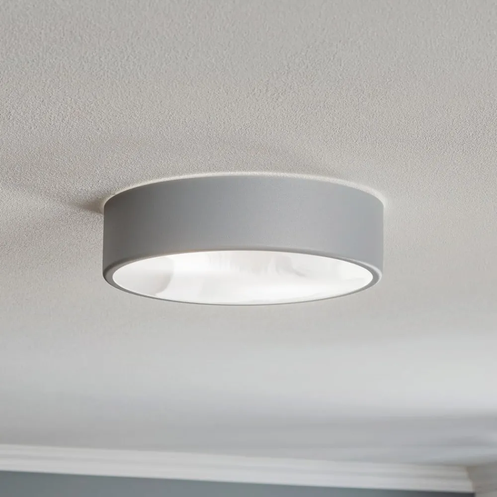 TEMAR LIGHTING Gang|Loftlamper > Loftlampe Cleo 300, IP54, Ø 30 cm grå
