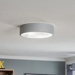 TEMAR LIGHTING Gang|Loftlamper > Loftlampe Cleo 300, IP54, Ø 30 cm grå