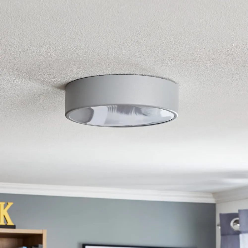 TEMAR LIGHTING Gang|Loftlamper > Loftlampe Cleo 300, IP54, Ø 30 cm grå