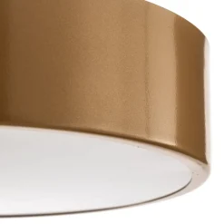 Loftlamper ^ TEMAR LIGHTING Loftlampe Cleo 300, IP54, Ø 30 cm guld