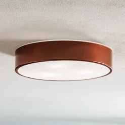 Loftlamper|Loftlamper ^ TEMAR LIGHTING Loftlampe Cleo 400, IP54, Ø 40 cm kobber