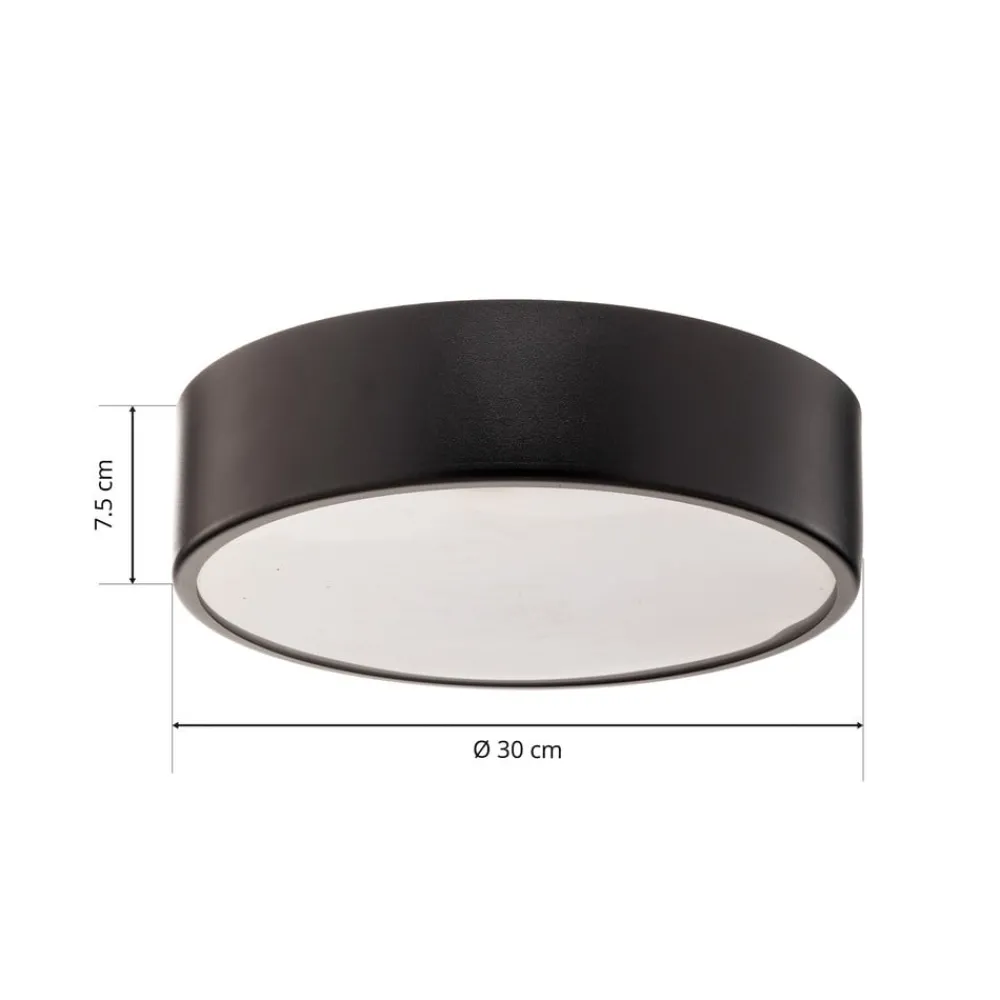 TEMAR LIGHTING Loftlamper|Loftlamper > Loftlampe Cleo 300, IP54, Ø 30 cm sort