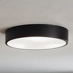Loftlamper|Loftlamper ^ TEMAR LIGHTING Loftlampe Cleo 400, IP54, Ø 40 cm sort