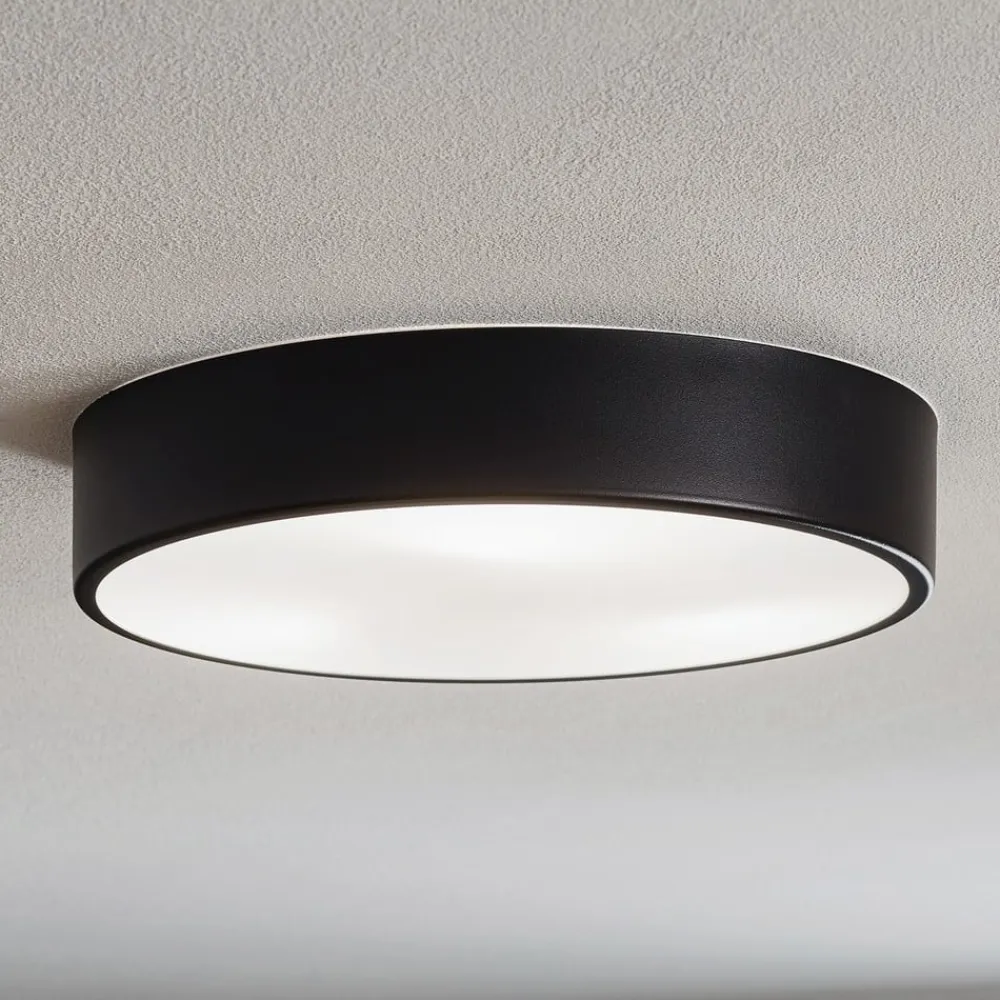 Loftlamper|Loftlamper ^ TEMAR LIGHTING Loftlampe Cleo 400, IP54, Ø 40 cm sort