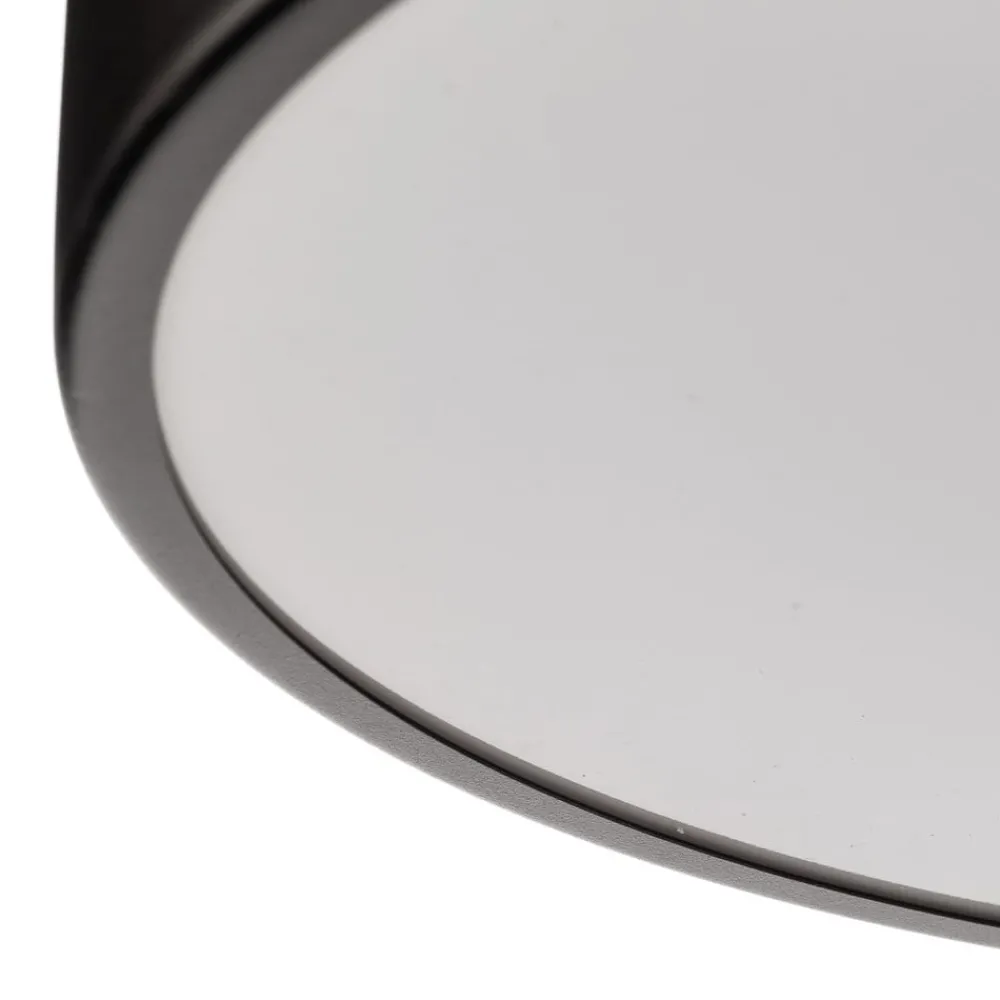Loftlamper|Loftlamper ^ TEMAR LIGHTING Loftlampe Cleo 400, IP54, Ø 40 cm sort