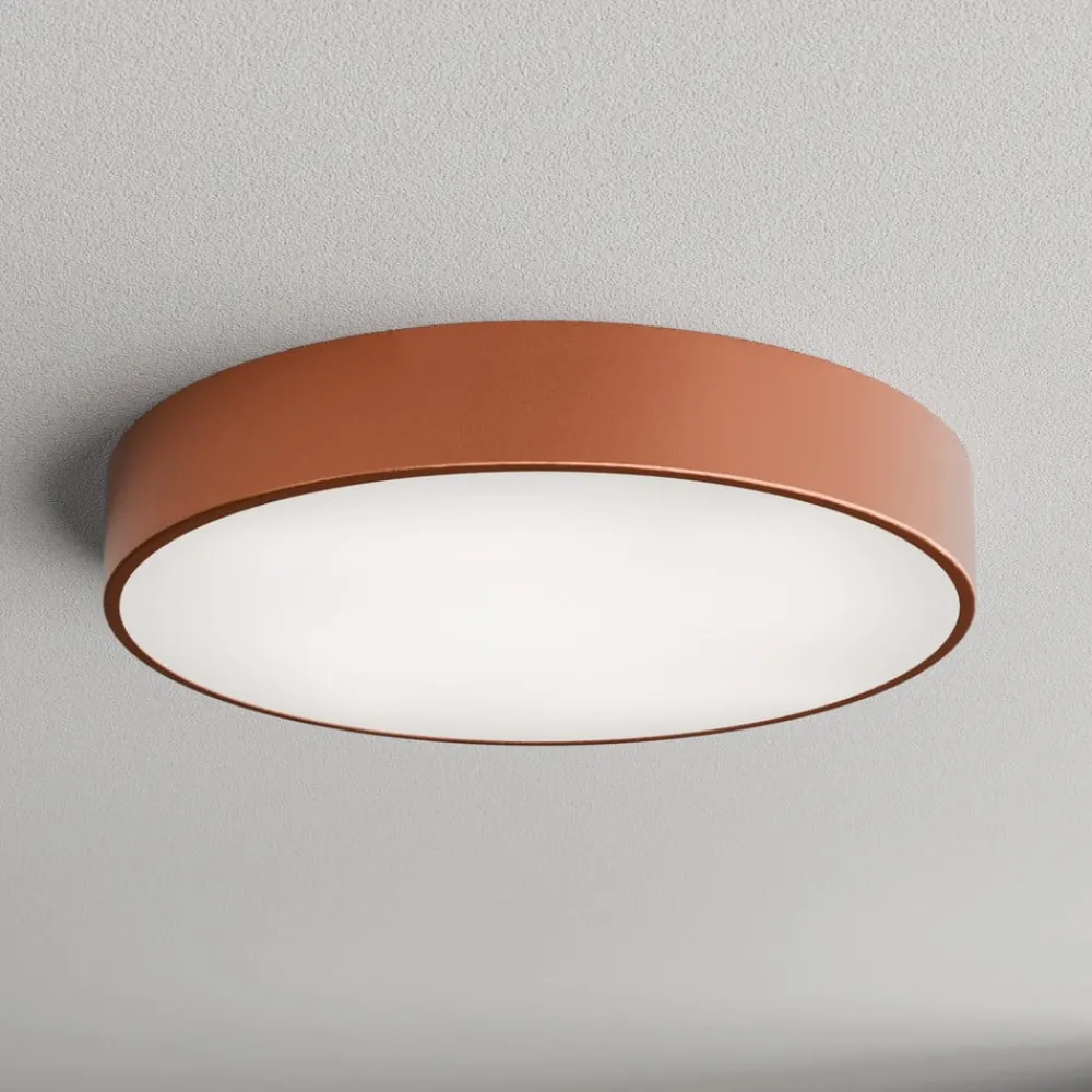 TEMAR LIGHTING Loftlamper > Loftlampe Cleo 500, kobber, sensor, IP54, Ø 50 cm, metal