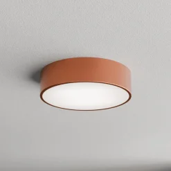 TEMAR LIGHTING Loftlamper > Loftlampe Cleo 300, kobber, sensor, IP54, Ø 30 cm, metal