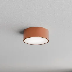 TEMAR LIGHTING Gang|Loftlamper > Loftlampe Cleo 200, kobber, sensor, IP54, Ø 20 cm, metal