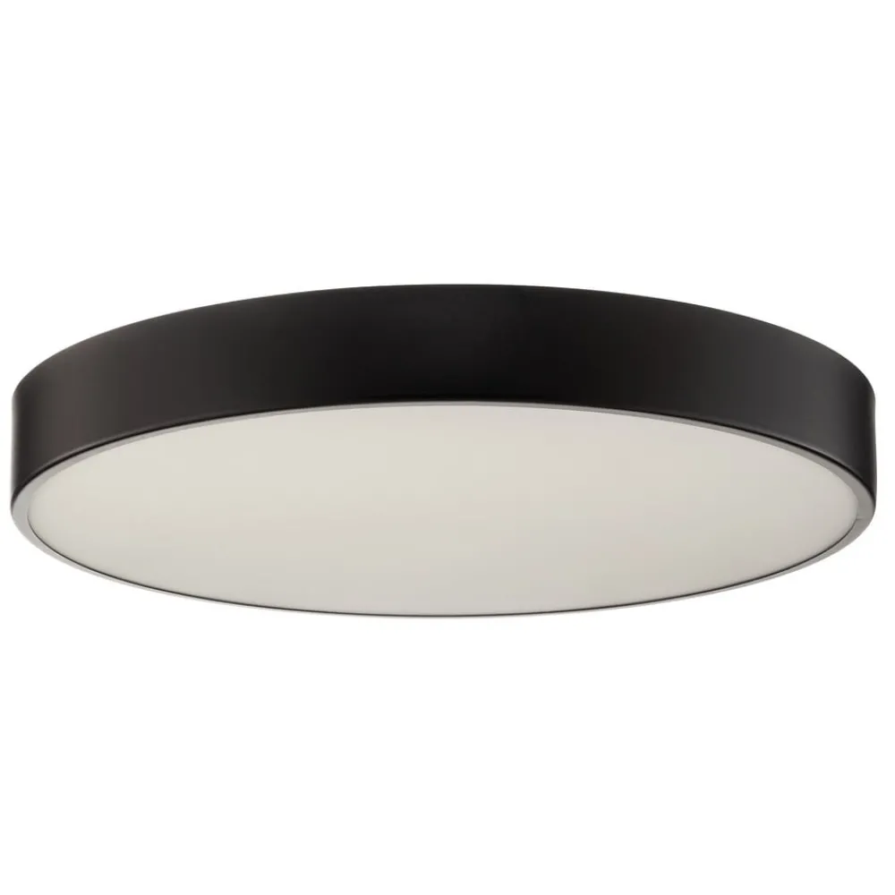 Loftlamper ^ TEMAR LIGHTING Loftlampe Cleo 600, sort, sensor, IP20, Ø 60 cm, metal