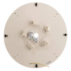 Loftlamper ^ TEMAR LIGHTING Loftlampe Cleo 600, sort, sensor, IP20, Ø 60 cm, metal