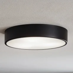 TEMAR LIGHTING Loftlamper|Loftlamper > Loftlampe Cleo 400, sort, sensor, IP20, Ø 40 cm, metal