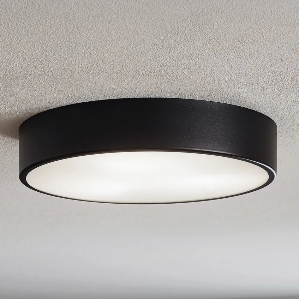 TEMAR LIGHTING Loftlamper|Loftlamper > Loftlampe Cleo 400, sort, sensor, IP20, Ø 40 cm, metal