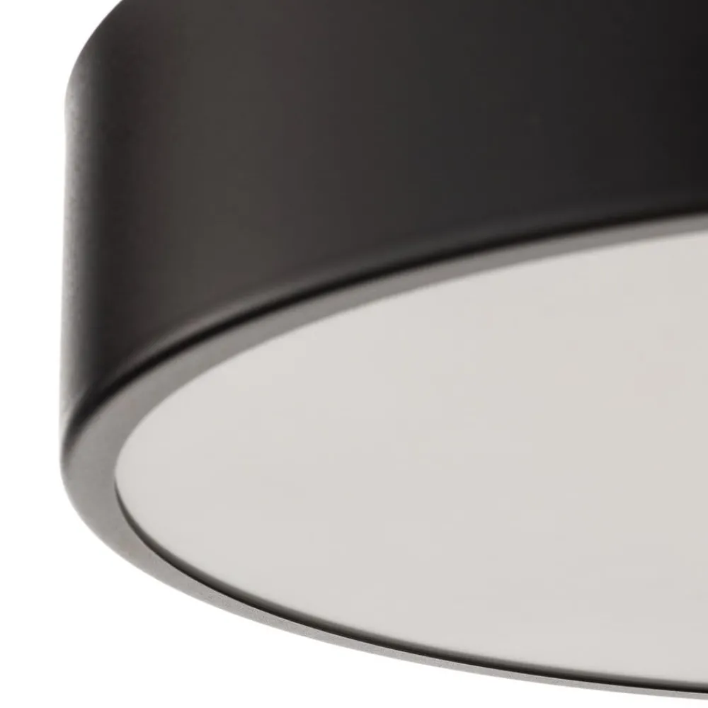 TEMAR LIGHTING Loftlamper|Loftlamper > Loftlampe Cleo 400, sort, sensor, IP20, Ø 40 cm, metal