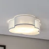 TK Lighting Loftlamper|Loftlamper > Loftlampe Cloud, blå, 63 cm lang, tekstil, sky, E27