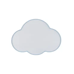 Loftlamper ^ TK Lighting Loftlampe Cloud, blå, 43 cm lang, tekstil, sky, E27