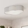 TK Lighting Loftlamper > Loftlampe Cloud i tekstil, længde 62 cm, grå