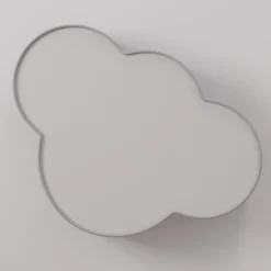 TK Lighting Loftlamper > Loftlampe Cloud i tekstil, længde 62 cm, grå