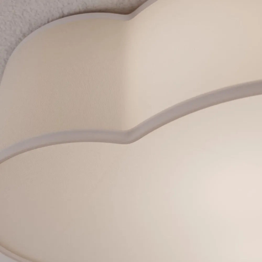 TK Lighting Gang|Loftlamper > Loftlampe Cloud i tekstil, længde 41 cm, grå