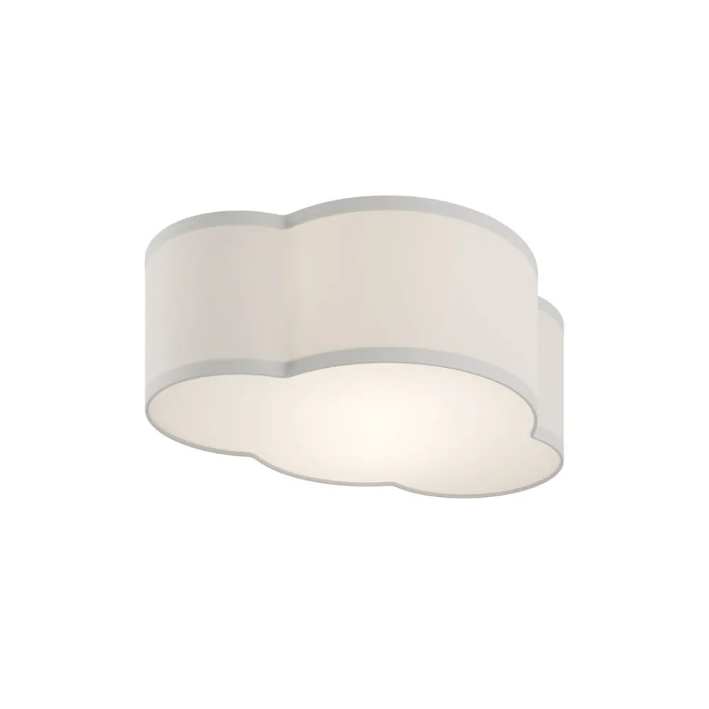 TK Lighting Gang|Loftlamper > Loftlampe Cloud i tekstil, længde 41 cm, grå
