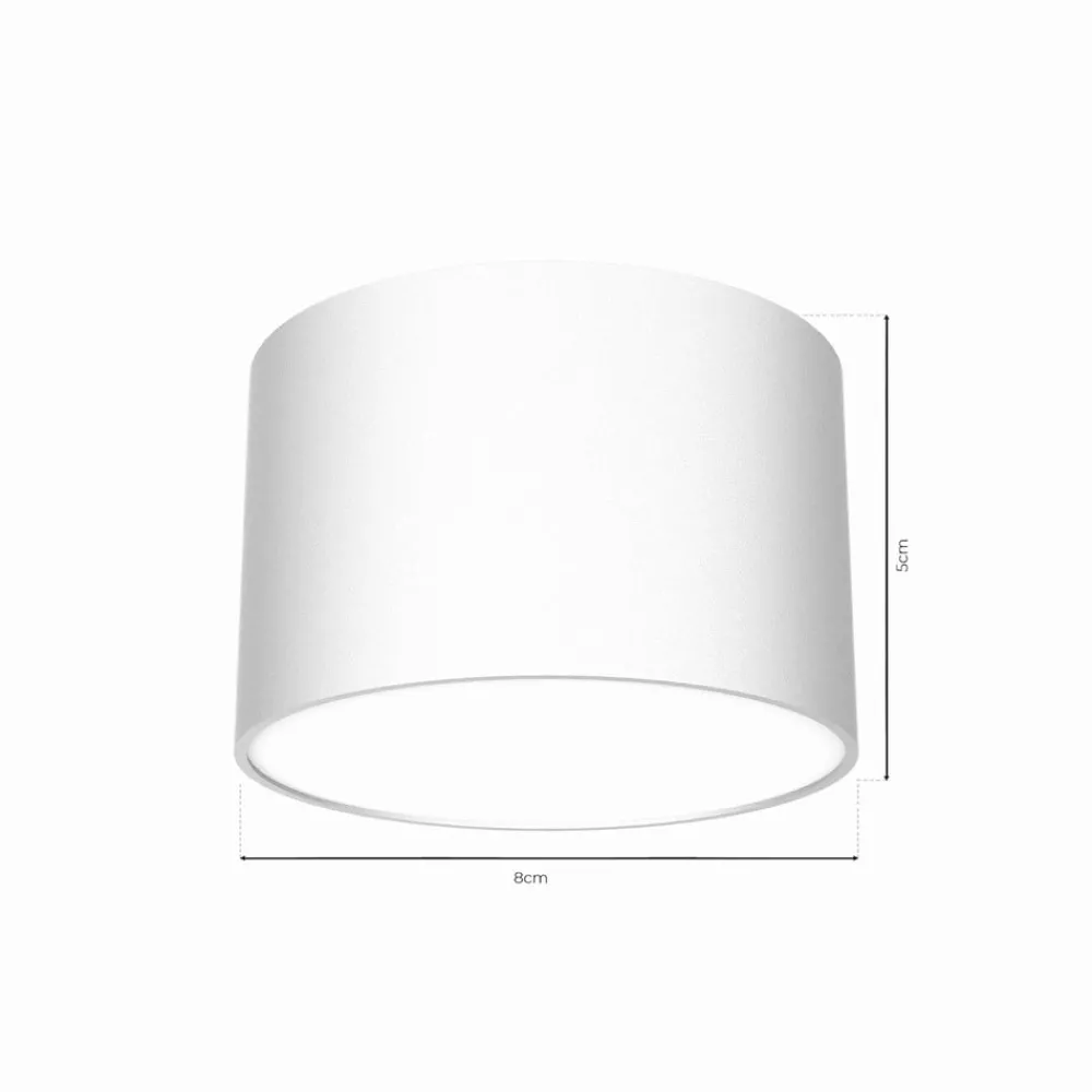 Loftlamper|Loftlamper ^ Eko-Light Loftlampe Cloudy 1 lyskilde hvid