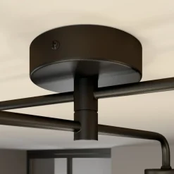 TK Lighting Gang|Loftlamper > Loftlampe Cubus med 4 lyskilder klar/rav/grå