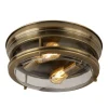 Loftlamper|Loftlamper ^ Searchlight Loftlampe Edinburgh i antik messing