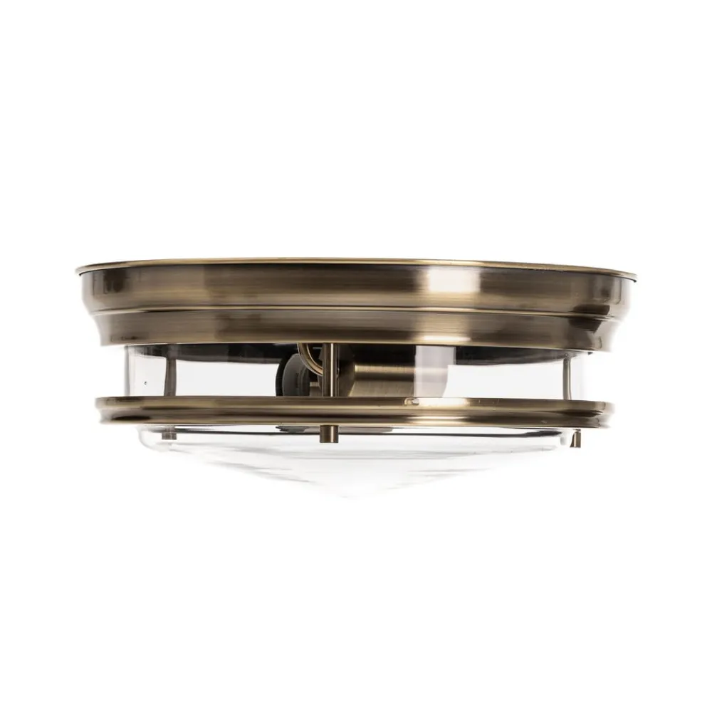 Loftlamper|Loftlamper ^ Searchlight Loftlampe Edinburgh i antik messing