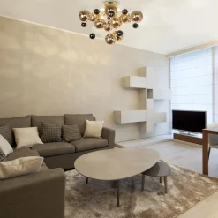 Näve Loftlamper|Loftlamper > Loftlampe Explosion med guldkugler