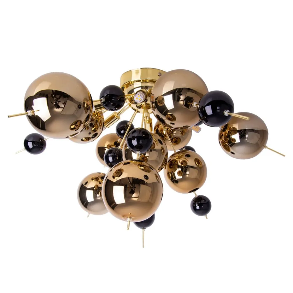 Näve Loftlamper|Loftlamper > Loftlampe Explosion med guldkugler