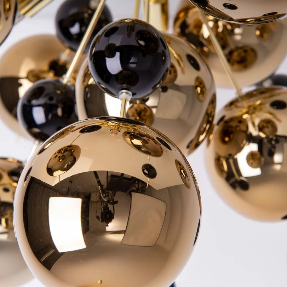 Näve Loftlamper|Loftlamper > Loftlampe Explosion med guldkugler