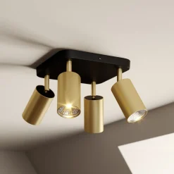 Nowodvorski Lighting Loftlamper|Spotlights > Loftlampe Eye Spot med 4 lyskilder, sort/messing