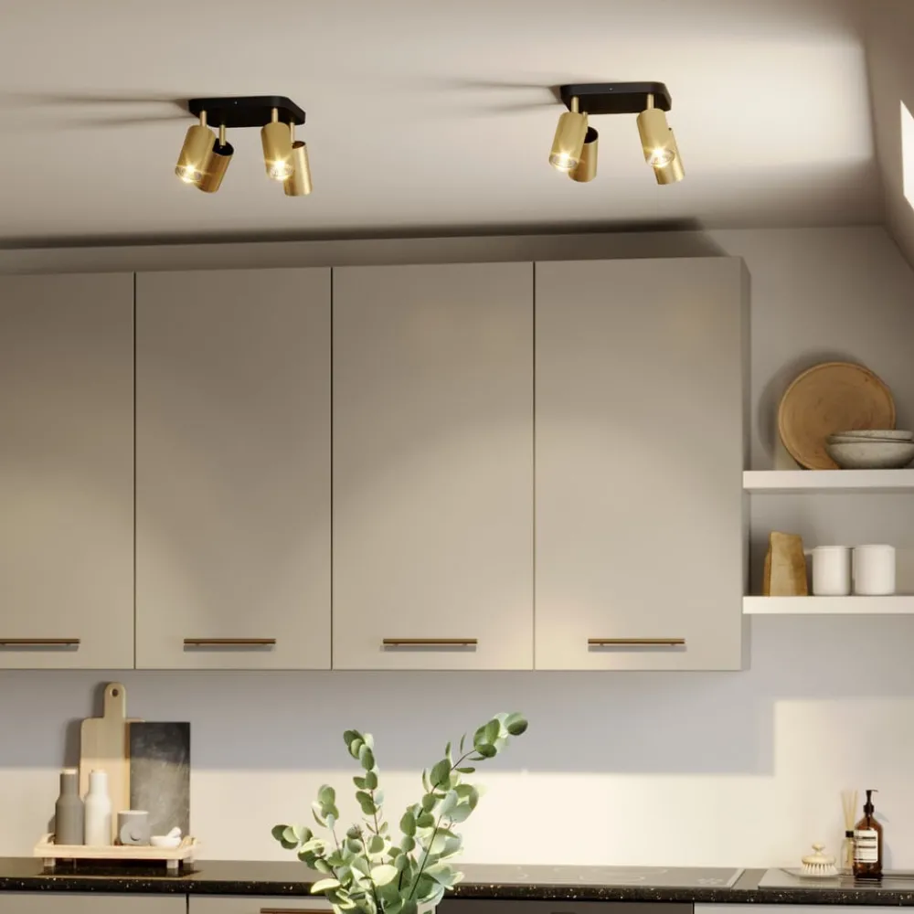 Nowodvorski Lighting Loftlamper|Spotlights > Loftlampe Eye Spot med 4 lyskilder, sort/messing