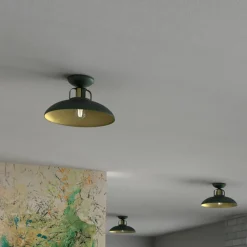 Eko-Light Loftlamper|Loftlamper > Loftlampe Felix, grøn/guld