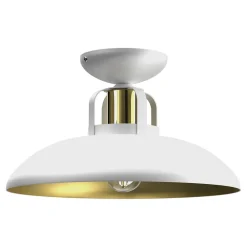 Loftlamper ^ Eko-Light Loftlampe Felix, hvid/guld