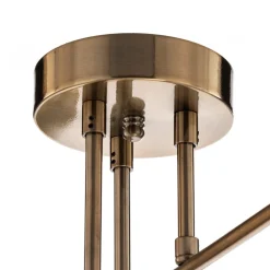 Opviq Loftlamper|Loftlamper > Loftlampe Flower 176, 6 lyskilder, guld antik
