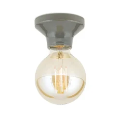 ORION Loftlamper > Loftlampe Frost, grå, keramik, E27