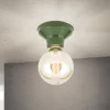 ORION Loftlamper|Loftlamper > Loftlampe Frost, grøn, keramik, E27