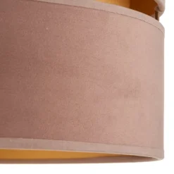 Duolla Loftlamper > Loftlampe Golden Duo Ø 40 cm lyserød/guld