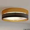 TK Lighting Gang|Loftlamper > Loftlampe Hilton, sort/guld, Ø 60 cm
