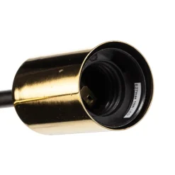 Luminex Loftlamper > Loftlampe Ilia, sort/guld, 4 lyskilder