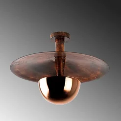 Opviq Loftlamper > Loftlampe Kurt 13355, kobberfarvet, metal, Ø 48 cm