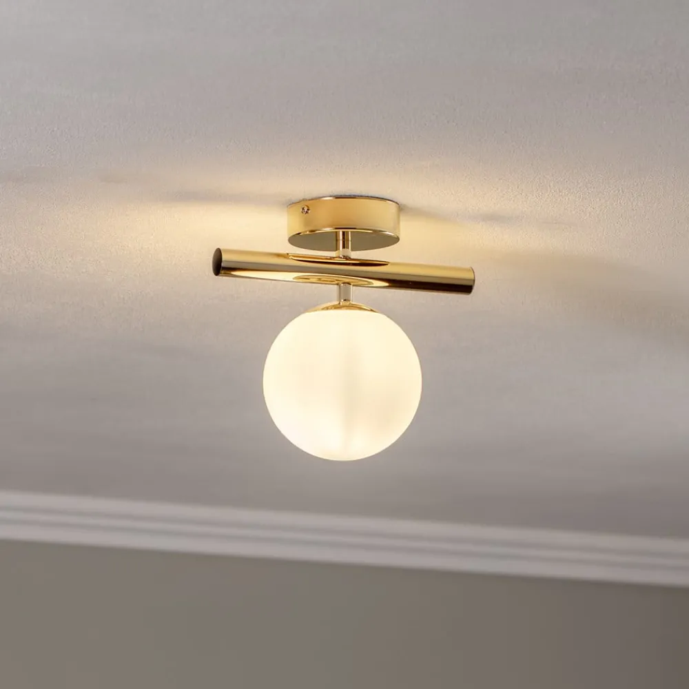 Domiluce Loftlamper|Loftlamper > Loftlampe Linea, guld, 1 lyskilde