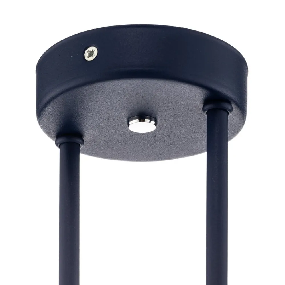 Loftlamper|Loftlamper ^ Argon Loftlampe Mado i stål, blå, 2 lyskilder