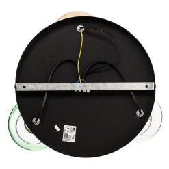 Loftlamper ^ TK Lighting Loftlampe Marco Green, 3 lyskilder klar/grøn/brun